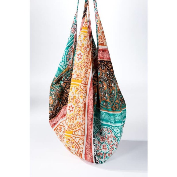 Bohemian Mandala Floral Print Shoulder Bag - Picture 3 of 9